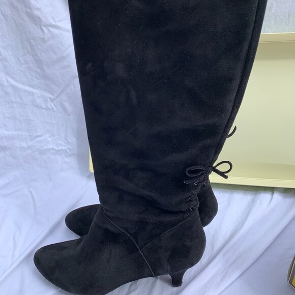 Black Suede Dinka Boots size 11 by Naturalizer - Picture 7 of 16